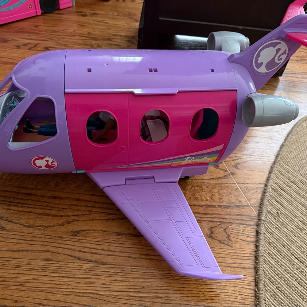Barbie Pink and Purple Toy Jet